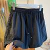 Talla Extra Grande 300kg tela de secado rápido cintura alta cintura elástica holgados shorts deportivos para mujer verano gordita pantalones de pierna ancha ins