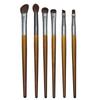 Brochas de Maquillaje Cangzhou, Set de Brochas para Ojos de Pelo de Caballo, Brocha para Sombras de Ojos, Brocha para Difuminar, Brocha para Sombras de Nariz, Pincel para Labios, Brocha para Cejas, Brocha para Corrector, Cerdas Suaves