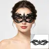 Accesorios de Halloween Set de Máscara de Encaje de Media Cara Collar Gótico Diadema Pendientes Guantes Máscara de Ojos de Mascarada