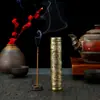 Estátua de Buda Vintage em Relevo Suporte de Incenso de Metal para Uso Doméstico, Incensário Portátil e Suporte de Incenso de Uso Duplo para Incensos em Vareta