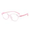 Gafas TR90 ultraligeras, cómodas y a la moda, para niños, con montura de silicona suave y visión corta.