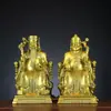 Estatuas de Latón del Dios de la Tierra y la Diosa de la Tierra para Adoración en el Hogar, Figuras de Bronce del Dios de la Tierra y la Diosa de la Tierra para Decoración