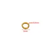 Anillo Cerrado de Acero Inoxidable Chapado en Oro de 18K Anillo de Salto Chapado al Vacío Accesorios de Conexión para Fabricación de Joyería DIY Collares Venta al por Mayor Transfronteriza
