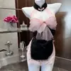 Lencería Sexy para Mujeres Maduras, Puro Deseo, Busto Pequeño, Qipao, No Necesita Quitarse, Atractivo Uniforme con Cordones y Abertura, Qqny, No Necesita Quitarse