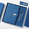 Set de Caja de Regalo de Libreta de Negocios Casual con Logo Imprimible Set de Manual A5 Libreta Cuaderno Bolígrafo Set de Memoria USB Caja