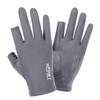 Guantes de medio dedo de seda de hielo para hombre y mujer, para deportes de equitación, fitness, elásticos, cómodos y con protección solar.