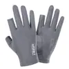 Guantes Deportivos de Ciclismo Fitness para Hombres y Mujeres de Seda de Hielo de Medio Dedo Adecuados para Conducir sin Dedos Protección Solar Cómodos de Alta Elasticidad