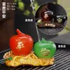 Bonsai Personalizado Resina Colorida Criativa Pet de Chá Maçã Ornamento de Chá Acessório para Conjunto de Chá Kung Fu Pode Ser Usado como uma Pequena Mesa de Chá