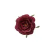 Cabeza de Flor de Camelia Artificial, Flor de Camelia de Tela, Caja de Regalo para Ramillete de Boda, Accesorio de Ropa DIY, Flor Falsa