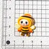 Abeja Linda y Linda Pegamento en Crema DIY Funda para Teléfono Móvil Llavero Accesorios de Resina Parche Decorativo para Refrigerador Venta al por Mayor