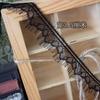 Encaje de Pestañas de un Lado Accesorios de Decoración de Ropa DIY Cuello Falda Mangas Costura Velo Material de Empalme