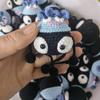 Muñeca de Monstruo de Tres Ojos Colgante de Lana Colgante Tejido a Mano Producto Terminado Muñeca de Ganchillo Hecha a Mano Colgante de Ganchillo Producto Terminado