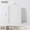 Cuaderno Simple Pp de Amazon Transfronterizo Cuaderno de Espiral A5 Cuaderno B5 Rayado Cuadriculado Páginas en Blanco Bloc de Notas Venta al por Mayor