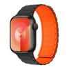Adequado para Pulseira de Apple Watch S10, Silicone Blindado de Três Contas Magnético Forte Pulseira Iwatch11