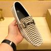 2025 Transfronterizo talla grande 47 Zapatos Casuales de Cuero Zapatos de Moda para Jóvenes Suela Blanda Zapatos para Conducir Zapatos Perezosos Zapatos tipo Mocasín Zapatos de Hombre