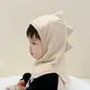 Gorro Todo en Uno para Bebé Otoño e Invierno Gorro Cálido Bufanda Lindo Versátil para Bebé Niño y Niña Gorro con Protección para Orejas Gorro de Lana para Niños Moderno