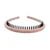 Diadema infantil con dientes antideslizante diadema simple accesorios para el cabello para lavarse la cara artefacto para el cabello aplastado diadema combinable para niña tocado