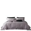 Estilo Minimalista Lujo Ligero Color Sólido Encaje de Gama Alta Borde Ancho Juego de Cama Algodón Puro Algodón de Fibra Larga Cuatro Piezas Textil Hogar Xibei