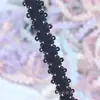 1,0 cm Flor de Coroa de Nylon Elástico Bidirecional Acessórios Artesanais DIY Acessórios para Roupas Íntimas Elástico de Borda de Botão
