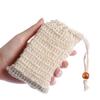 Saco Espumante para Sabão de Algodão Puro Doméstico Espessado de Ráfia Pendurável Armazenamento de Sabão Quebrado Rede para Espumar Sabão Rede Espumante para Limpador Facial