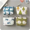 Monedero de Tela al Por Mayor de Dibujos Animados Mini Lindo Lienzo Bolsa Cuadrada Pequeña Bolsa para Monedas de Estudiante Monedero Pequeño Retro con Cremallera