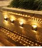 Lámpara de Pared Solar Exterior Luminosa Superior e Inferior Sombra Impermeable Lámpara de Paisaje de Jardín Lámpara de Pared de Balcón Lámpara Pequeña para Valla