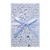 Encaje Láser Agujero Pequeño Asiático del Sudeste Tarjeta de Felicitación Personalizada Boda Hermosa Invitación Boda Hueca Transfronterizo Stock Listo