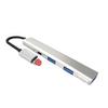 Estação de acoplamento para computador de celular hub tipo-c divisor USB 3.0 HUB estação de acoplamento USB um para quatro