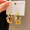 Pendientes de botón redondos de circonita chapados en oro real de 18 quilates Pendientes de lujo de alta gama Pendientes de accesorios de temperamento dulce de moda versátiles para mujer