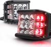 Luz de trabajo para camión/camión, luz de advertencia lateral de carrocería, 12-24 V, 12 LED, 36 W, nueva luz de flash