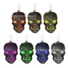 Decoração de casa cruz plana pendurada transfronteiriça caveira chave novo produto pingente de Halloween decoração interior de carro acessório de mochila