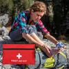 Kit de primeiros socorros portátil Bolsa de saúde para prevenção de epidemias Bolsa para pendurar em veículos domésticos Fivela para uso externo Bolsa pequena para remédios de emergência Bolsa de armazenamento para prevenção de epidemias