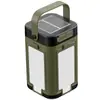 Luz de Camping ao Ar Livre Quanxin, Lâmpada de Iluminação Dobrável de Quatro Folhas, Carregamento Solar, Luz de Atmosfera para Barraca de Longa Duração, Luz de Emergência