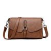 Bolsa Feminina de Meia-Idade Primavera e Verão Nova Chegada Bolsa Feminina Retrô Versátil de Ombro Transversal Moda Simples Portátil Bolsa Pequena Quadrada