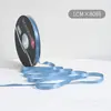 Lazo de regalo de color sólido de 1 cm flor decorativa para envolver material para ramos de cinta de satén venta al por mayor