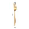 Nuevo cuchillo y tenedor de acero inoxidable transfronterizo, cuchara de cola puntiaguda engrosada para bistec, tenedor, juego de vajilla occidental para hotel, cuchara de postre, tenedor