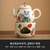 Fabricante Esmalte de Miel Año del Dragón Estufa de Té de Temperatura Constante Calentamiento con Vela Accesorios para Ceremonia del Té China Base de Cerámica Calentador de Té Pequeño