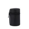 Suministro de copa de vino portátil para exteriores de acero inoxidable engrosado de 30 ml con cubierta de copa de cuero PU traje de copa de vino