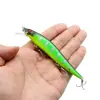Señuelo minnow flotante de 12 cm, 13.6 g, cebo artificial, señuelo duro de ABS para pesca en agua dulce y salada, adecuado para lobina negra