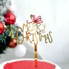 Copyright Ins Wind Feliz Natal Decoração de Bolo em Acrílico Suprimentos para Torta de Natal Plugin de Bolo Bolo de Natal