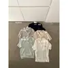 Liquidação, Sem Devoluções ou Trocas, Roupas Femininas de Verão, Estilo Coreano, Estilo Simples, Bordado, Caimento Justo, Emagrecimento, Gola de Lapela, Blusa de Tricô de Manga Curta R01381