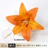 Cabeça de flor de lírio artificial 3D realista, acessório de cabelo Hanfu, materiais para artesanato DIY, adereço para foto de casamento, guirlanda de flores, arranjo floral