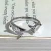 Anillo Abierto Apilable de Múltiples Piezas con Diamantes de Corte Marquésa y Circonitas, Estilo Minimalista Etéreo de Nicho para Mujer
