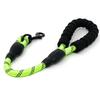 Correa reflectante corta para entrenamiento transfronterizo, correa para perro guía, correa para perro 40cm/46cm/62cm/80cm