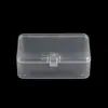 Plástico Transparente Empaque de Hilo Dental Organizador de Tarjetas de Identificación Caja Pequeña Soporte para Tarjetas de Presentación Caja de Almacenamiento para Agujas de Escritorio Caja de Tarjetas