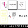 Caja de Empaque Bronceadora Pegatinas Adhesivas Decoraciones Hecho a Mano Nieve Mei Niang Pastel de Luna Yema de Huevo Crujiente Pegatinas Adhesivas