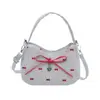 Bolsas de Designer de Nicho para Mulheres 2025 Nova Moda Versátil Bolsa de Ombro/Axila Bolsa Transversal Casual para Trabalho/Deslocamento