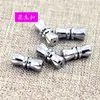 Joyería DIY Cierre de Tornillo Mariposa Conector para Collar Pulsera con Cuentas Cierre Espiral Cierre de Cacahuete Cierre de Perla Galvanizado Conserva el Color
