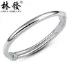 Pulseira Glow Prata de Lei S999 Adulto Barriga Redonda Estilo Étnico Clássico Aniversário Feminino Joias Lin Fa de Prata Atacado