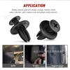 Clips para Coche Transfronterizos 120 Piezas Adecuados para Clips de Panel de Recorte de Puerta de Coche, Sujetadores de Remache Tipo Push para Parachoques